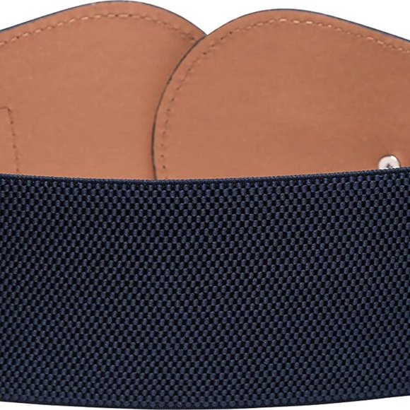 Wide Elastic Vintage Cinch Buckle Retro Belt main image 4